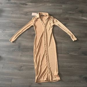 Tan/brown maxi dress
